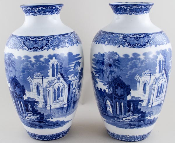 Vases pair of large c1920s